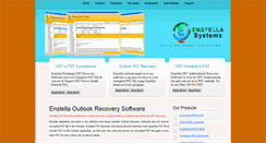 Desktop Screenshot of outlookrecovery.enstella.com