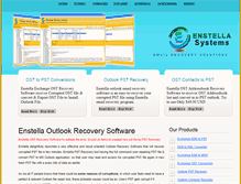 Tablet Screenshot of outlookrecovery.enstella.com